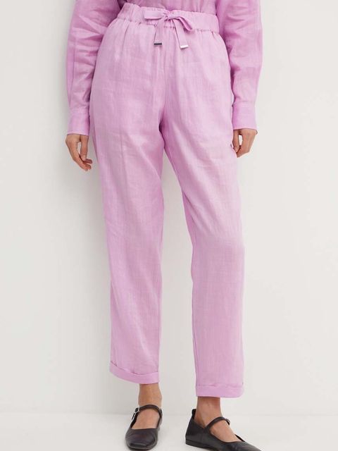 BOSS Orange spodnie bawełniane - zdjęcie produktu nr 1