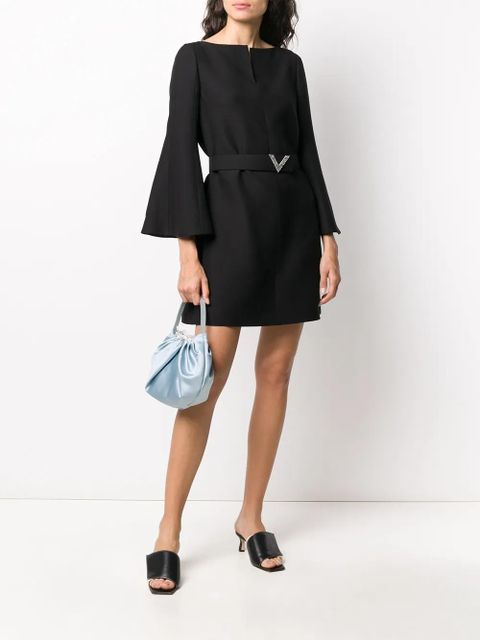 Valentino Garavani V belt dress - Black - zdjęcie produktu nr 2
