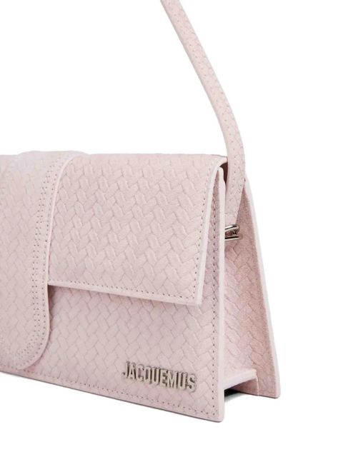 Jacquemus woven shoulder bag - Pink