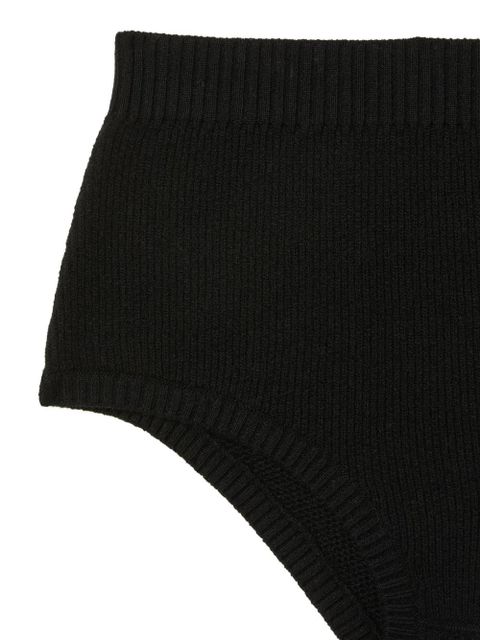 Alanui cashmere-blend shorts - Black - zdjęcie produktu nr 2