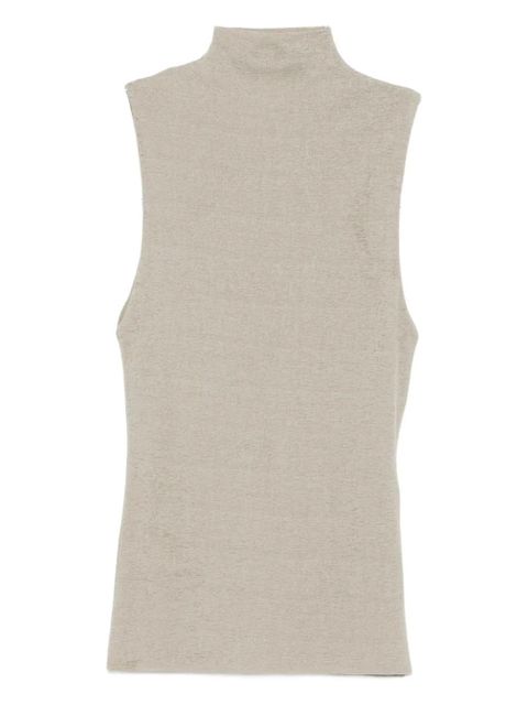 Nanushka turtleneck sleeveless top - Grey - zdjęcie produktu nr 1
