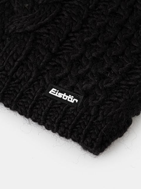 Eisbar czapka z dodatkiem wełny Afra Lux MÜ kolor czarny E80111 - zdjęcie produktu nr 2