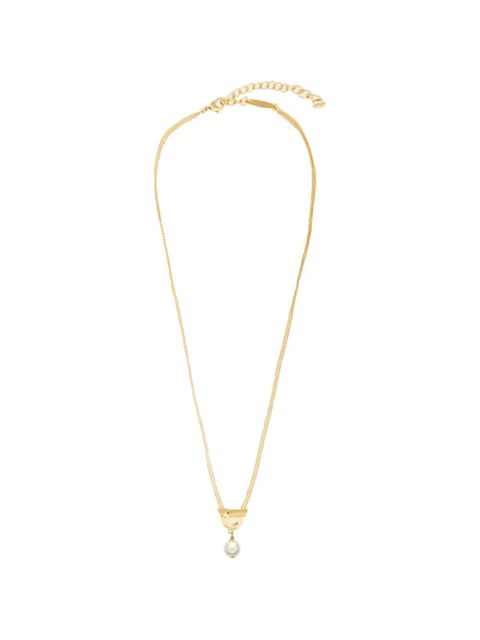 Ferragamo Gancini pearl necklace - Gold - zdjęcie produktu nr 1