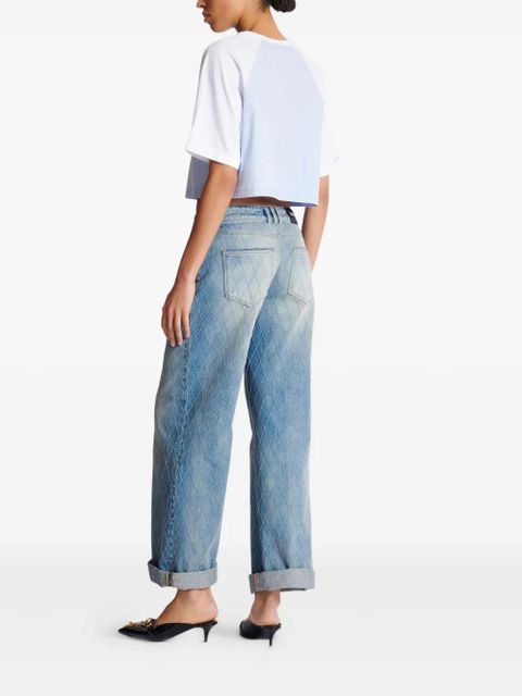 Balmain cropped T-shirt - White - zdjęcie produktu nr 2