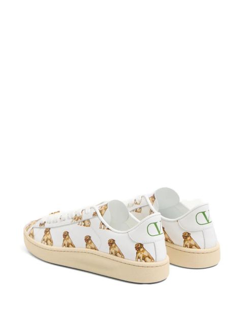 Valentino Garavani Royco Petit Charles-print sneakers - White