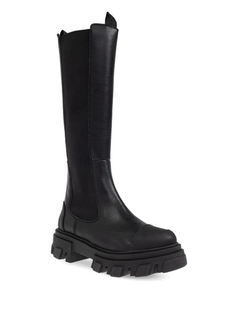 GANNI 55mm knee-high boots - Black - zdjęcie produktu nr 2