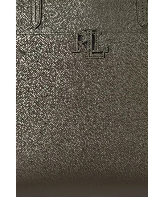 Lauren Ralph Lauren large Cameryn logo-embossed tote bag - Green