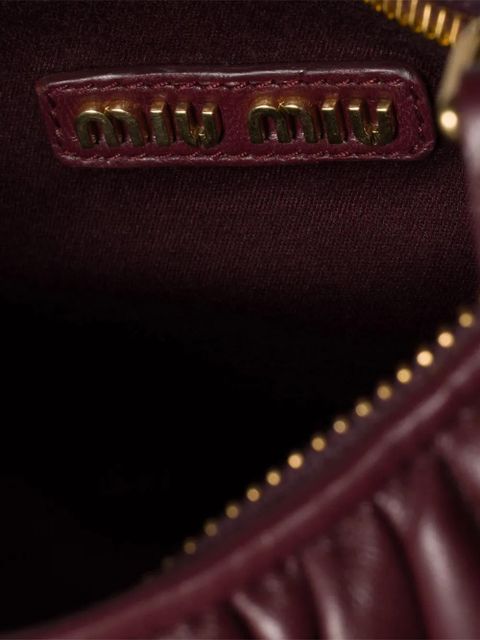 Miu Miu Wander matelassé shoulder bag - Red