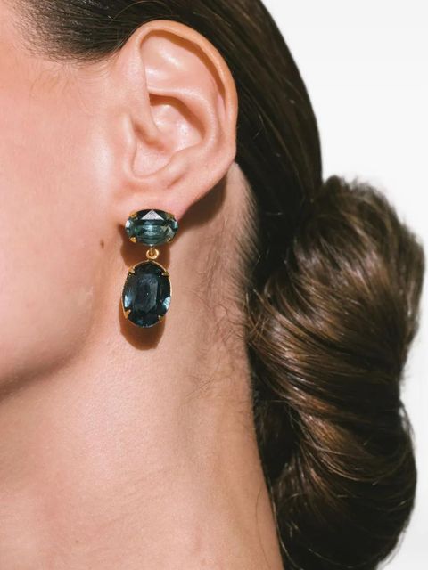 Jennifer Behr Lenora oval earrings - Gold