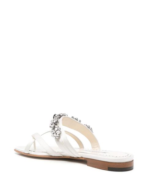 Manolo Blahnik Perlusa sandals - White