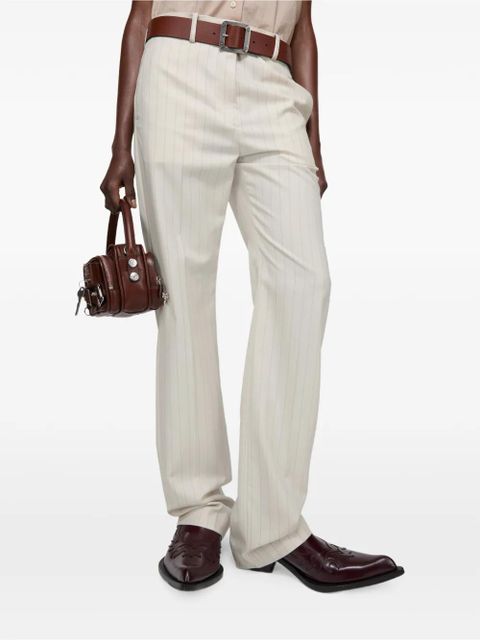 Acne Studios wool pinstripe trousers - Neutrals