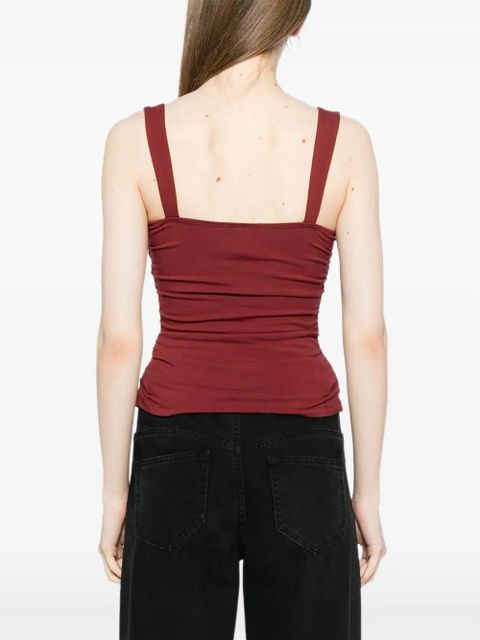 Reformation Trish knit top - Red