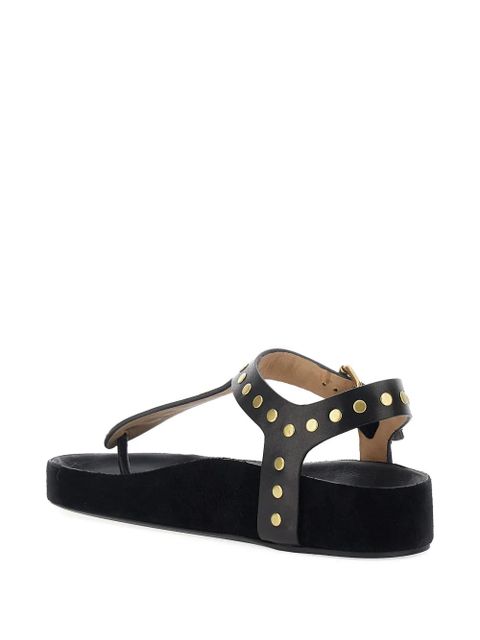 ISABEL MARANT stud-embellishment sandals - Black