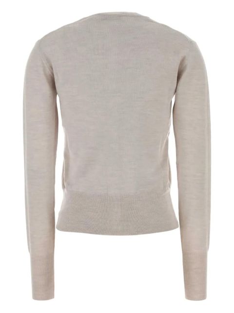 Vivienne Westwood orb-embellished virgin-wool cardigan - Grey - zdjęcie produktu nr 2