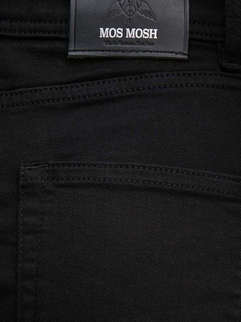 Mos Mosh jeansy damskie kolor czarny 166400