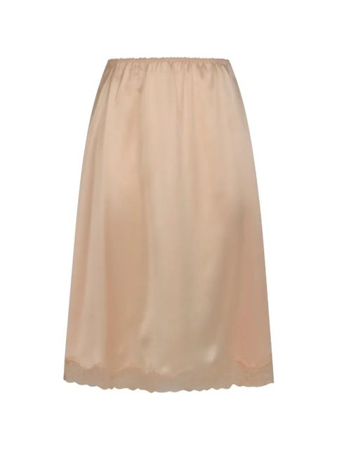 Magda Butrym silk A-line skirt - Neutrals - zdjęcie produktu nr 1