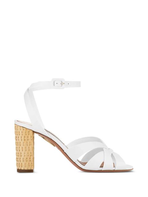 Aquazzura Copacabana heeled sandals - White - zdjęcie produktu nr 1