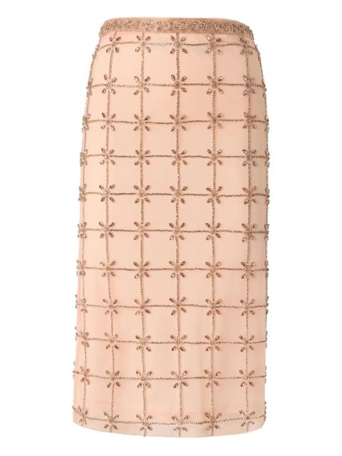 PINKO crystal embellished skirt - Neutrals - zdjęcie produktu nr 1