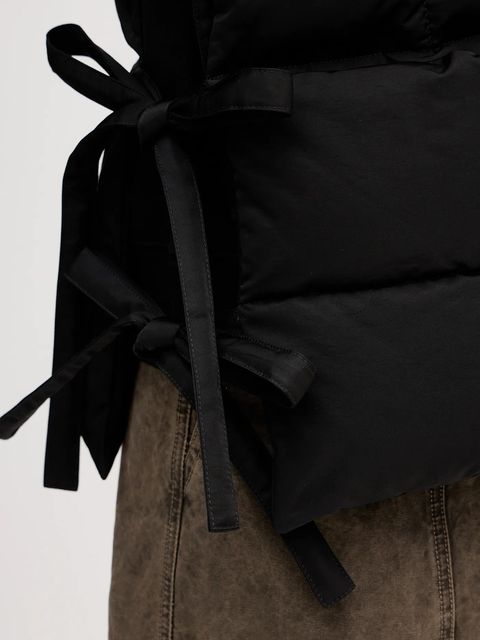 Kenzo bezrękawnik Sleeveless Puffer Jacket damski kolor czarny zimowy FE62OU1269CE.99