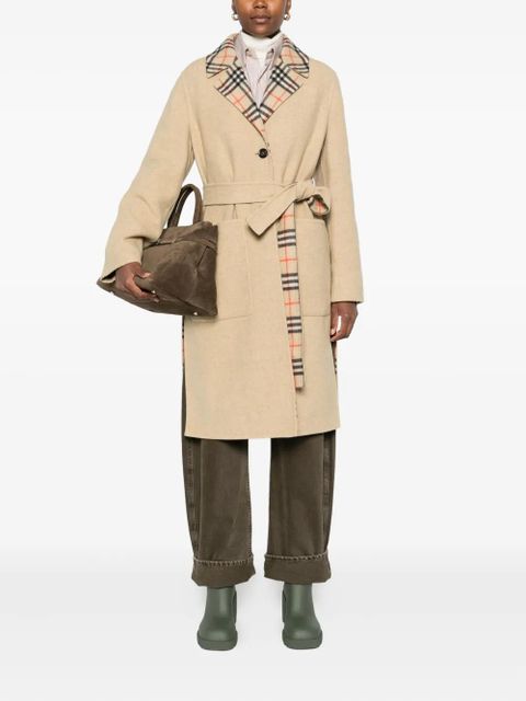 Burberry belted coat - Neutrals