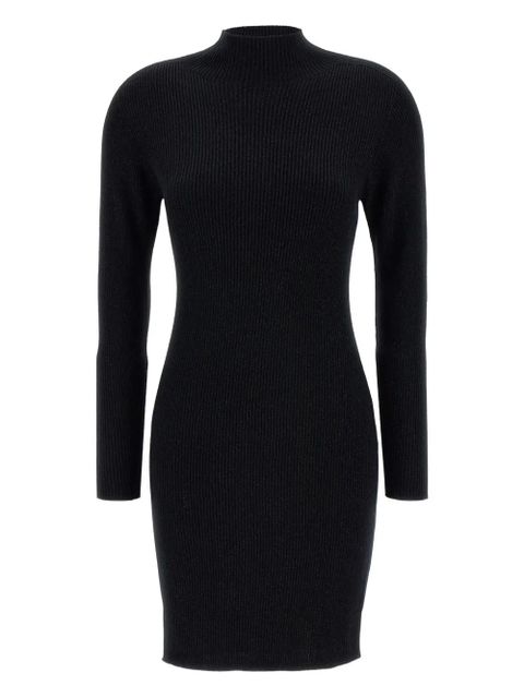 Weekend Max Mara ribbed mock-neck mini dress - Black - zdjęcie produktu nr 1