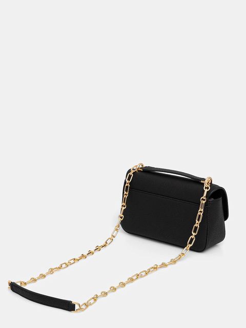 MICHAEL Michael Kors torebka skórzana kolor czarny 30R6G2RL5L