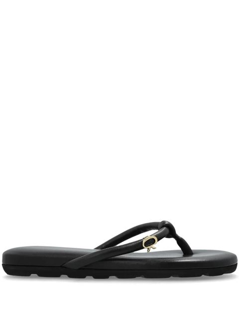 Gianvito Rossi Juno flip flops - Black - zdjęcie produktu nr 1