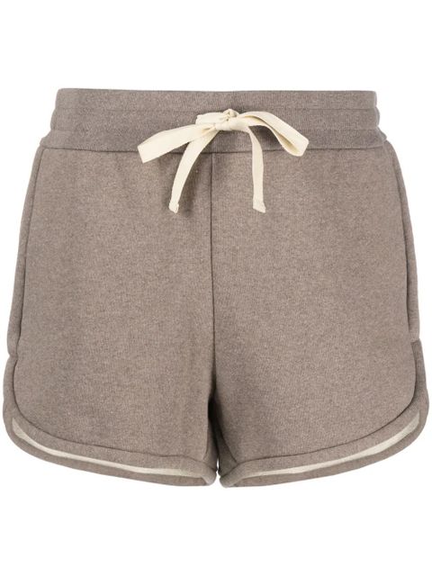 Jil Sander drawstring cotton shorts - Brown - zdjęcie produktu nr 1