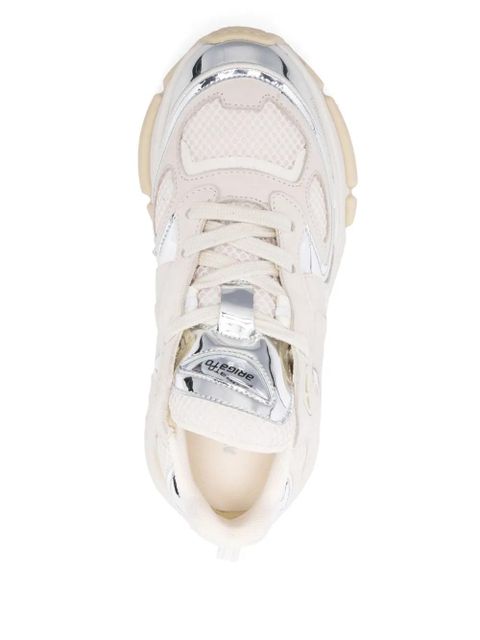 Axel Arigato metallic-panel leather sneakers - Neutrals