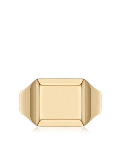 Monica Vinader Signature signet ring - Gold - zdjęcie produktu nr 1