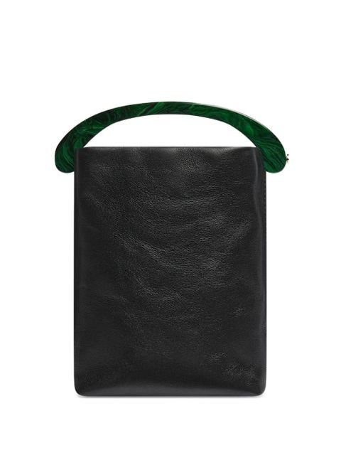 DRIES VAN NOTEN micro leather tote bag - Black - zdjęcie produktu nr 1