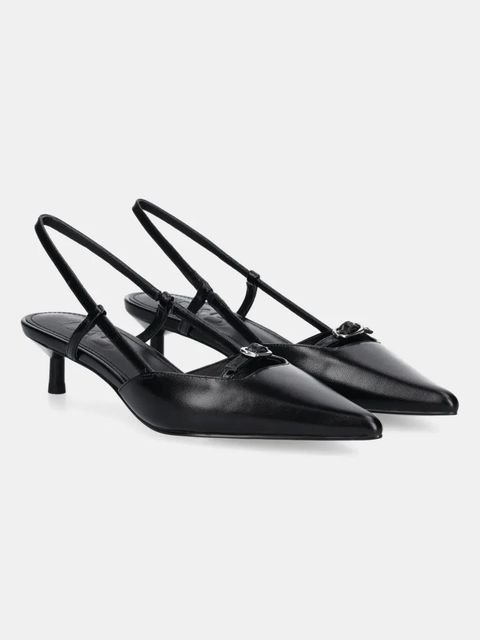 Answear.LAB szpilki skórzane kolor czarny - zdjęcie produktu nr 1