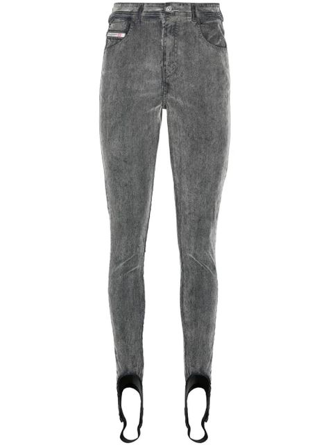 Diesel Slandy stirrup skinny jeans - Grey - zdjęcie produktu nr 1