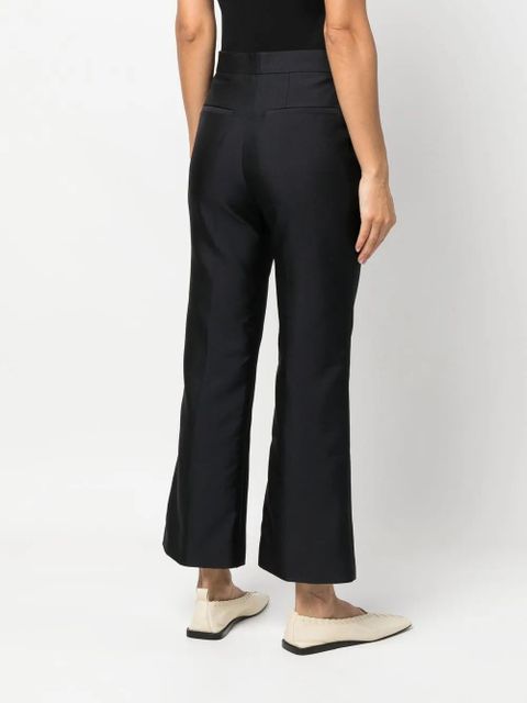 Jil Sander high-waisted flared trousers - Blue - zdjęcie produktu nr 2