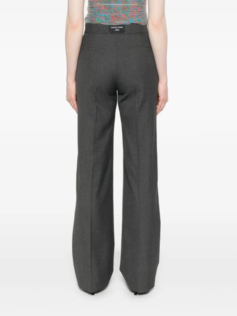 Marine Serre wide-leg trousers - Grey