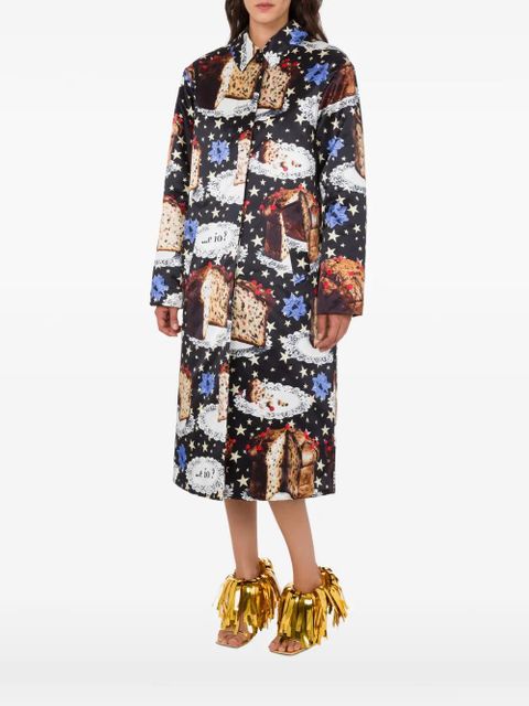 Moschino star-print coat - Black - zdjęcie produktu nr 2