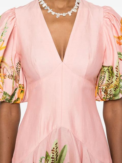 ALEMAIS Papaya mini dress - Pink