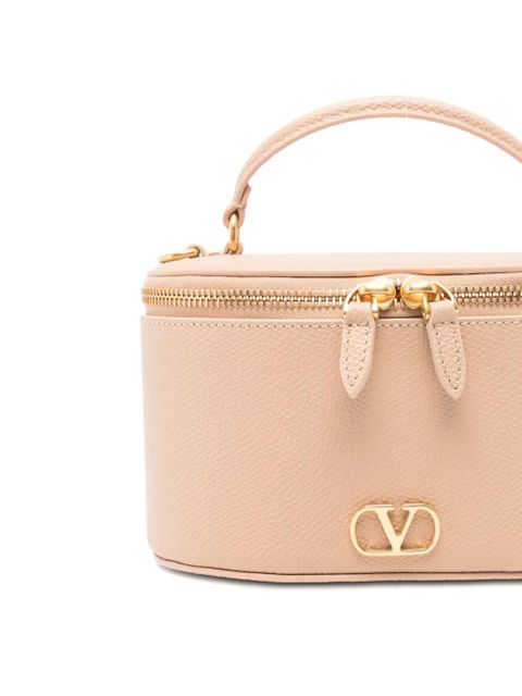 Valentino Garavani logo zip tote bag - Neutrals