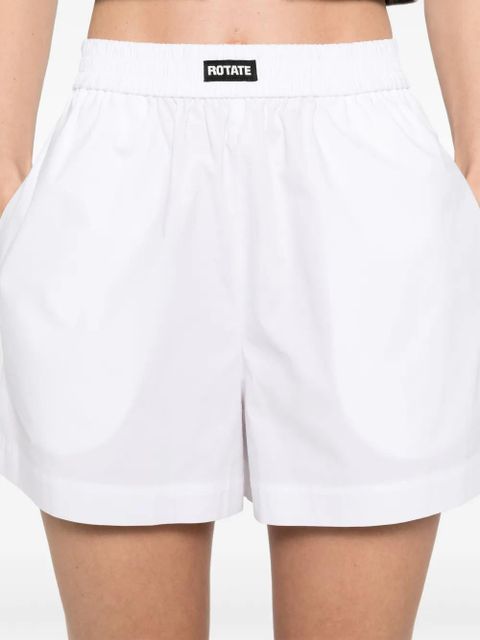 ROTATE BIRGER CHRISTENSEN poplin boxer shorts - White