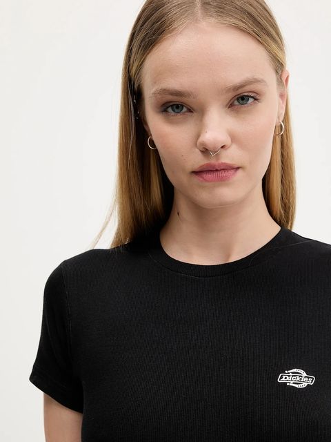 Dickies t-shirt damski kolor czarny DK0A87QB