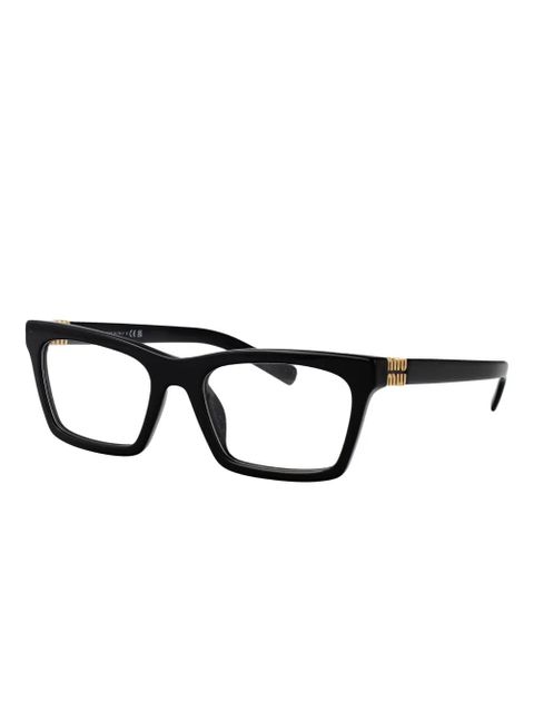 Miu Miu Eyewear rectangle-frame glasses - Black
