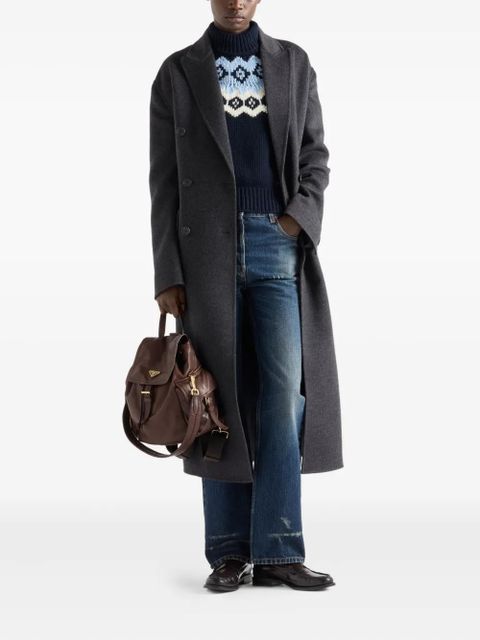 Prada intarsia sweater - Blue - zdjęcie produktu nr 2