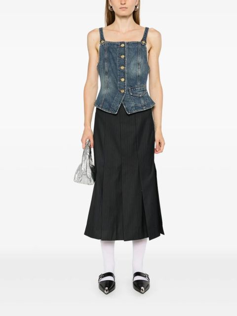 GANNI denim tank top - Blue - zdjęcie produktu nr 2