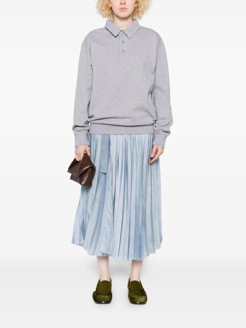 JW Anderson long-sleeve polo-neck top - Grey