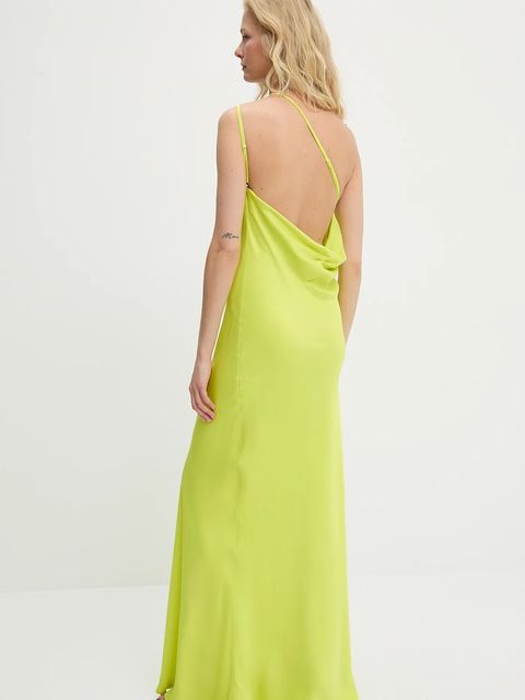 Answear.LAB sukienka kolor żółty maxi dopasowana - zdjęcie produktu nr 2