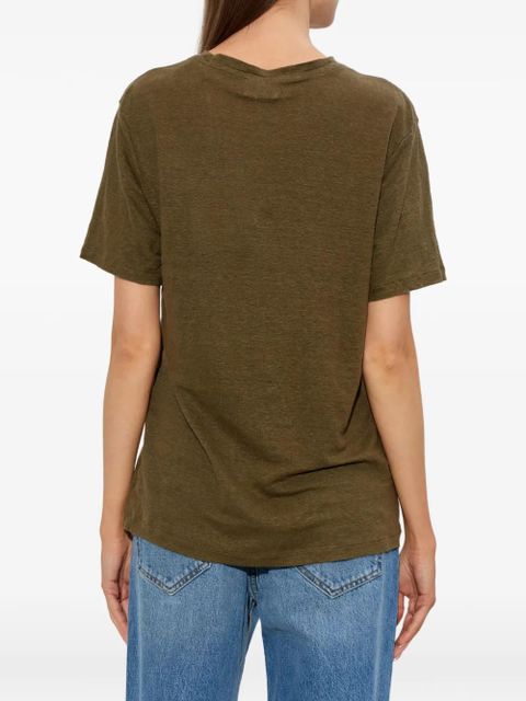 MARANT ÉTOILE Zewel logo-print T-shirt - Green