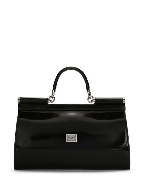 Dolce & Gabbana KIM DOLCE&GABBANA Sicily leather top-handle bag - Black - zdjęcie produktu nr 1