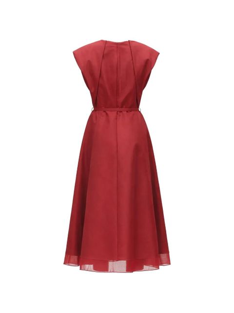 3.1 Phillip Lim bow belted midi dress - Red - zdjęcie produktu nr 2