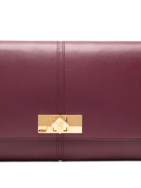 Giuseppe Zanotti leather clutch bag - Red - zdjęcie produktu nr 2