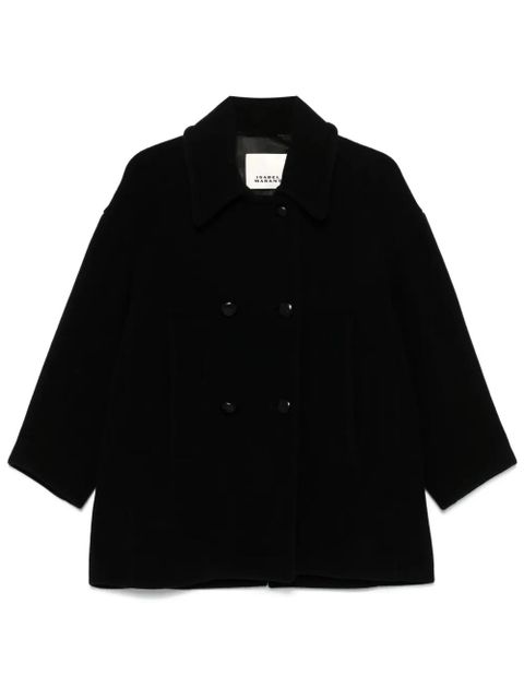 ISABEL MARANT Fiby coat - Black - zdjęcie produktu nr 1